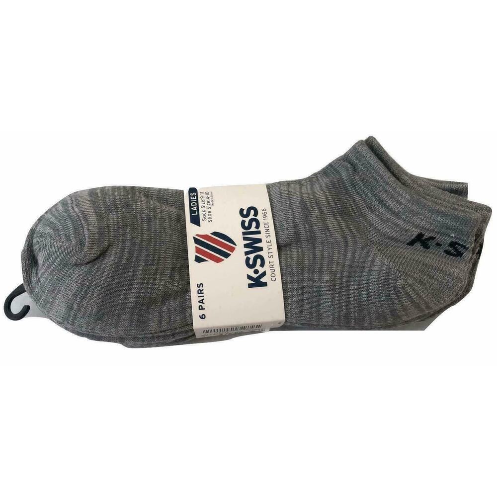 KSwiss Women Sports Low Cut Socks 6 Pairs